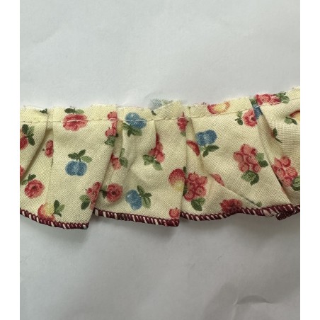 Cinta Plisada cocina n Estampado Floral