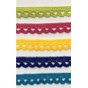Puntilla bolillos de colores