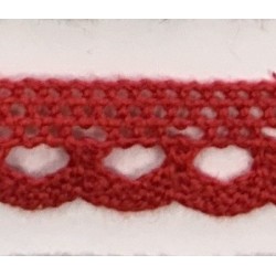 Puntilla bolillos de colores