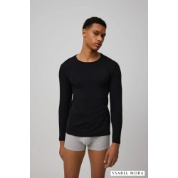 Camiseta manga larga algodón para hombre