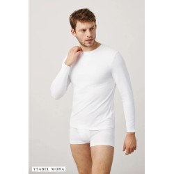 Camiseta manga larga algodón para hombre