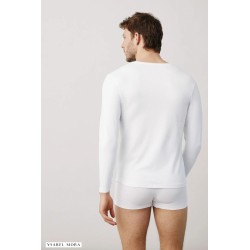 Camiseta manga larga algodón para hombre