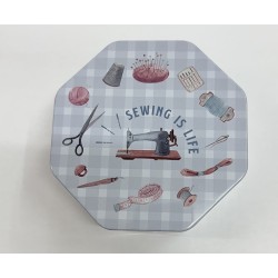 Costurero de caja metálica