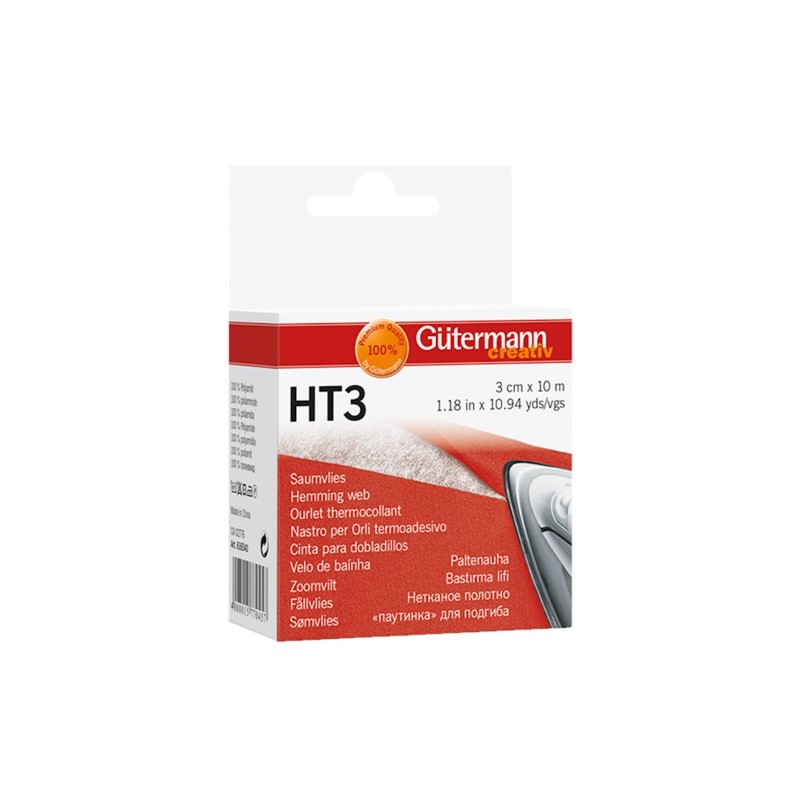 Cinta para Dobladillos Fliselina HT3 Gutermann