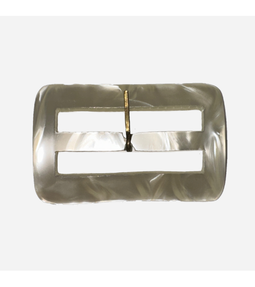 Hebilla rectangular de nacar