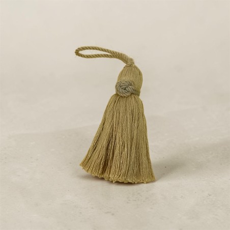 Borla algodón 11 cm con nudo