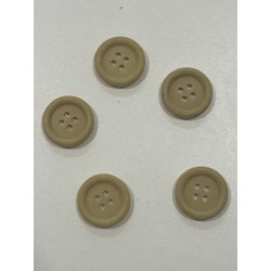 Pack 25 botones clásicos de tono beige.