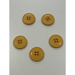 Pack 25 botones clásicos de tono ocre .