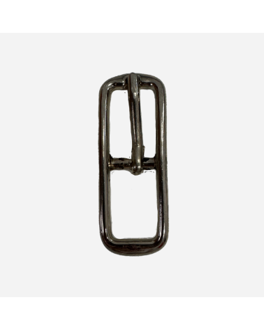 Hebilla Rectangular Plateada para un Look Clásico y Versátil