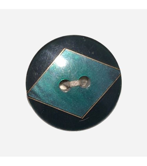 Elegante Verde Oscuro con Incrustación Turquesa para Moda Exclusiva