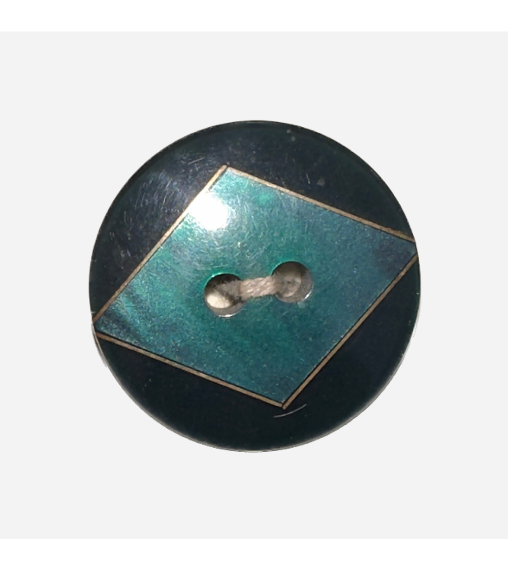 Elegante Verde Oscuro con Incrustación Turquesa para Moda Exclusiva