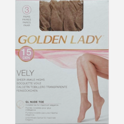Tobillero Elástico Golden Lady Vely 15 - Comodidad y Estilo