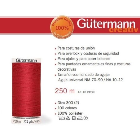 Hilo Gutermann 250mts "Coselotodo"